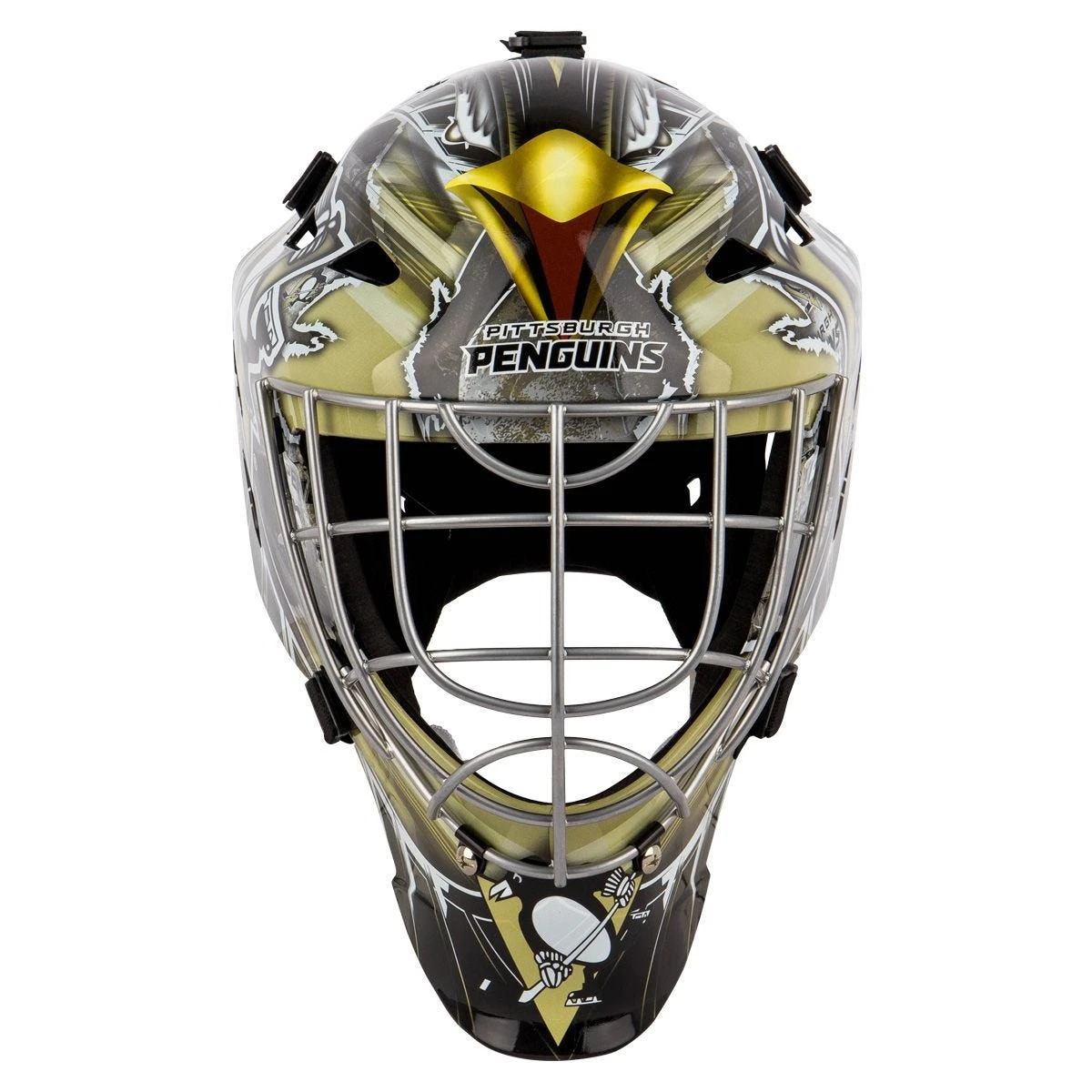 Franklin GFM 1500 Pittsburgh Penguins Goalie Face Mask 5 Franklin GFM 1500 Pittsburgh Penguins Goalie Face Mask - Image 3