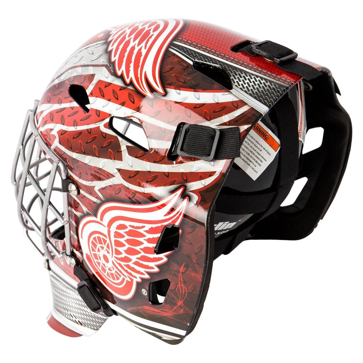 Franklin GFM 1500 Detroit Red Wings Goalie Face Mask 6 Franklin GFM 1500 Detroit Red Wings Goalie Face Mask - Image 4