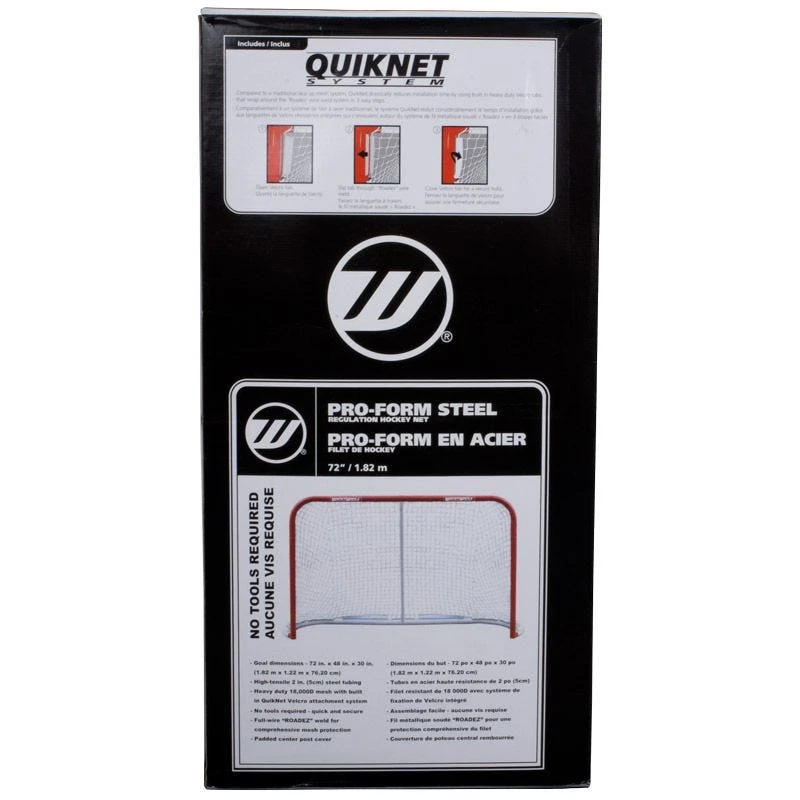 Winnwell Pro Form 72in. Regulation Hockey Net W/ QuickNet Mesh System 6 Winnwell Pro Form 72in. Regulation Hockey Net W/ QuickNet Mesh System - Image 4