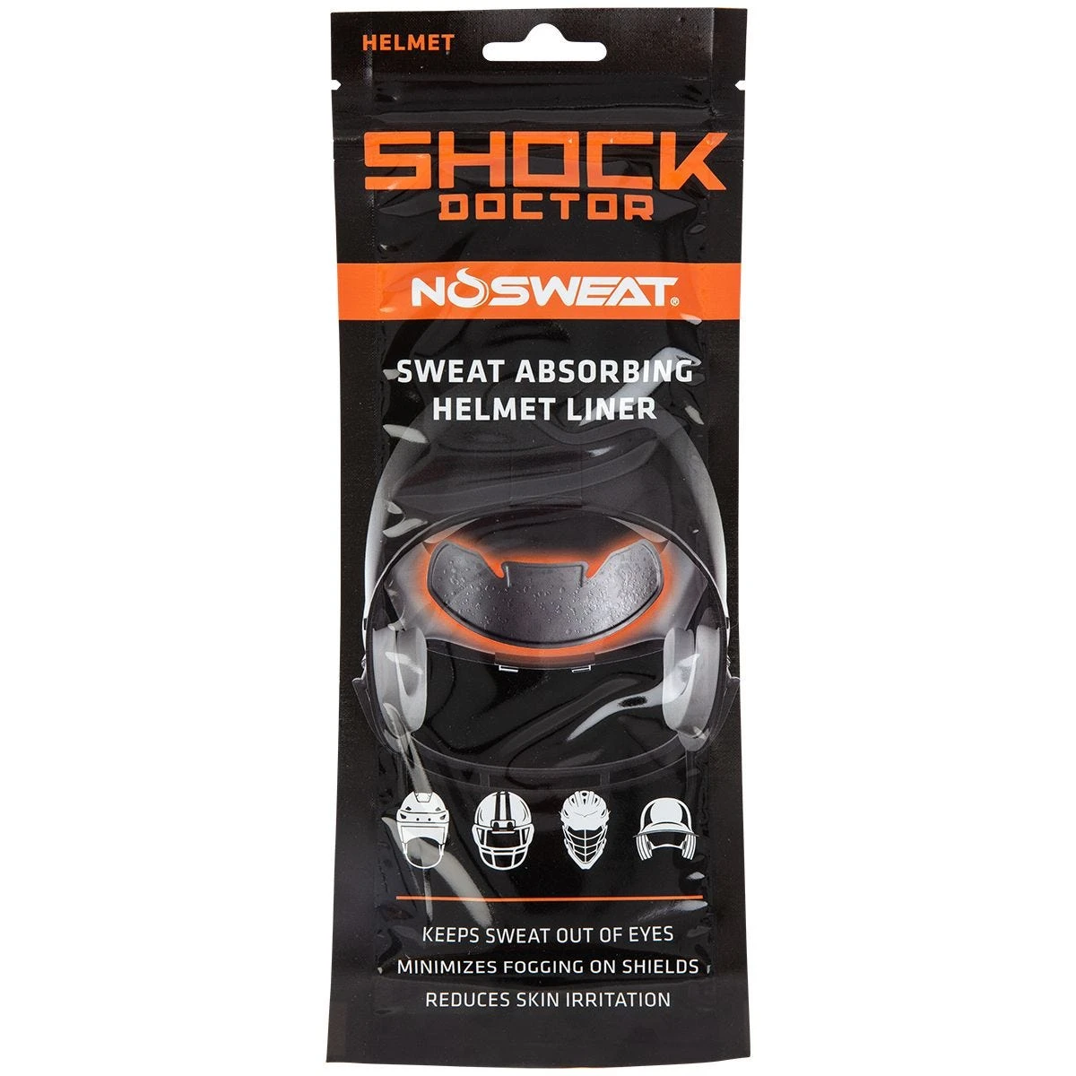 Shock Doctor NoSweat Helmet Sweat Liner - 6 Pack 3 Shock Doctor NoSweat Helmet Sweat Liner - 6 Pack