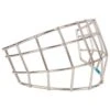 CCM Carbon Steel Youth Straight Bar Cage - Chrome -Hockey Specialty Store ccm goalie accessories carbon steel straight goalie cage yth chrome