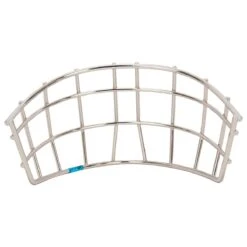 CCM Carbon Steel Youth Straight Bar Cage - Chrome -Hockey Specialty Store ccm goalie accessories carbon steel straight goalie cage yth chrome inset4