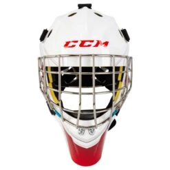 CCM Axis A1.5 Junior Certified Straight Bar Goalie Mask - Team 10 CCM Axis A1.5 Junior Certified Straight Bar Goalie Mask - Team -Hockey Specialty Store ccm goalie mask axis a1 5 cert straight bar jr team inset2