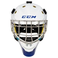 CCM Axis A1.5 Youth Certified Straight Bar Goalie Mask - Team 10 CCM Axis A1.5 Youth Certified Straight Bar Goalie Mask - Team -Hockey Specialty Store ccm goalie mask axis a1 5 cert straight bar yth team inset2