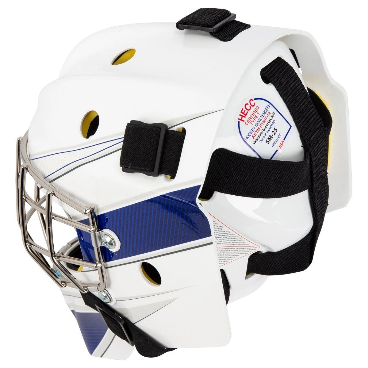 CCM Axis A1.5 Youth Certified Straight Bar Goalie Mask - Team 6 CCM Axis A1.5 Youth Certified Straight Bar Goalie Mask - Team - Image 4