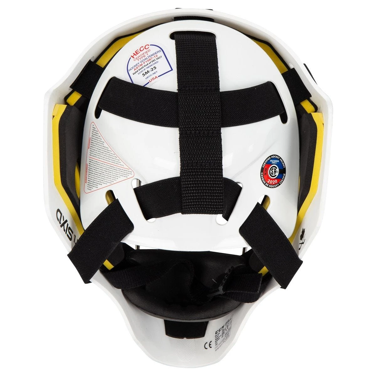 CCM Axis A1.5 Youth Certified Straight Bar Goalie Mask - Team 7 CCM Axis A1.5 Youth Certified Straight Bar Goalie Mask - Team - Image 5