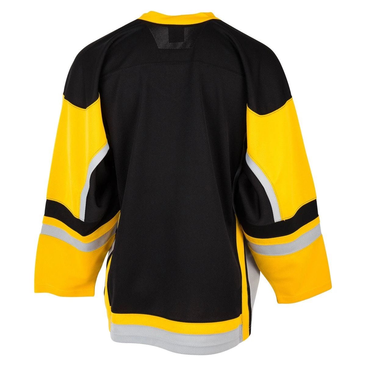 Stadium Adult Hockey Jersey - Black/Gold/Gray 4 Stadium Adult Hockey Jersey - Black/Gold/Gray - Image 2