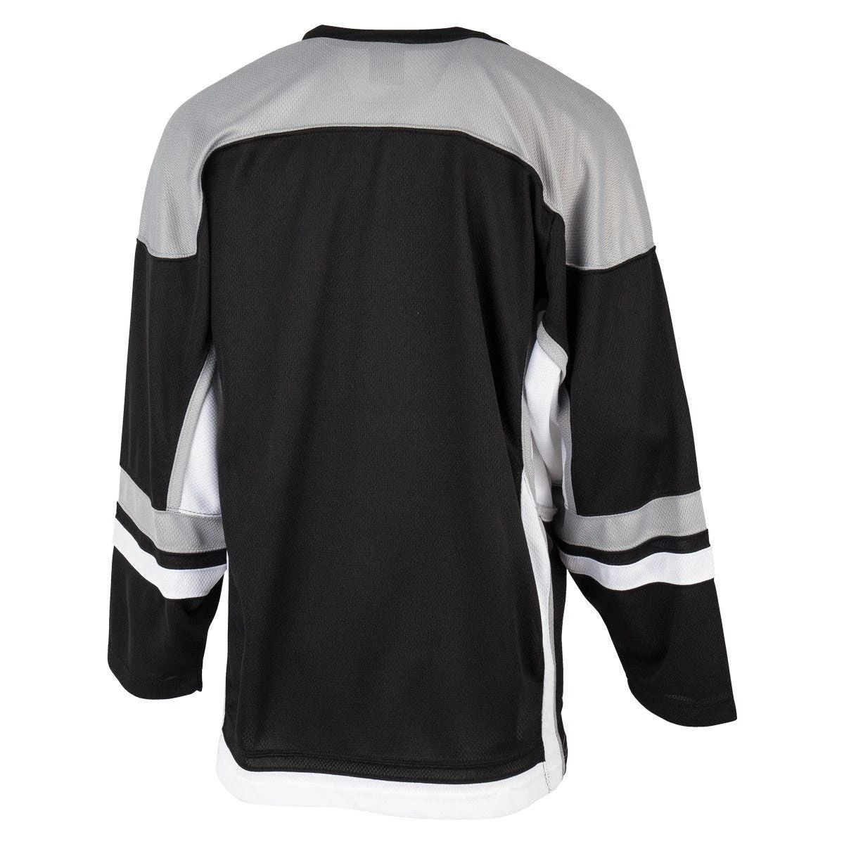 Stadium Adult Hockey Jersey - Black/Gray/White 4 Stadium Adult Hockey Jersey - Black/Gray/White - Image 2