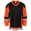 Stadium Youth Hockey Jersey - Black/Orange/Gray -Hockey Specialty Store firstar hockey jersey stadium blk org gry yth inset5