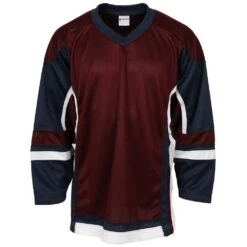 Hockey Specialty Store 43 Stadium Youth Hockey Jersey - Maroon/Navy/White