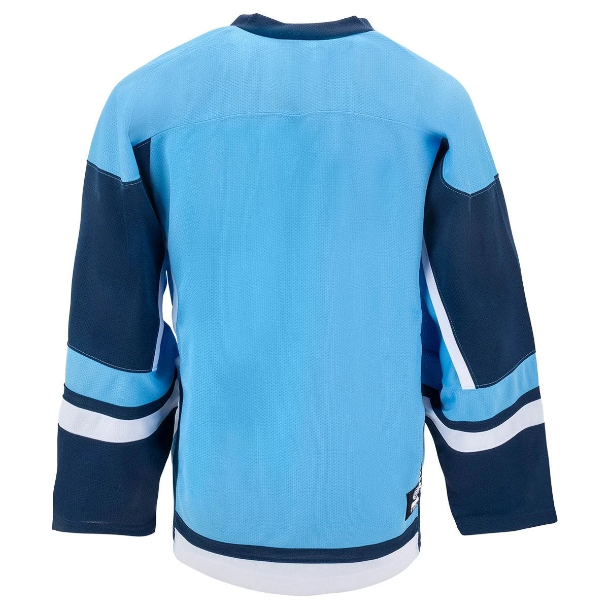 Stadium Youth Hockey Jersey - Powder Blue/Navy/White 4 Stadium Youth Hockey Jersey - Powder Blue/Navy/White - Image 2
