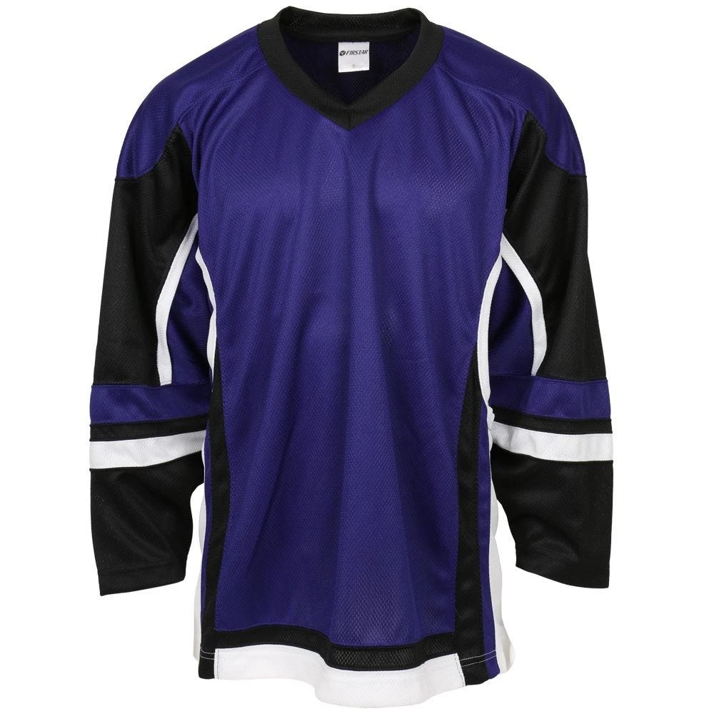 Stadium Adult Hockey Jersey - Purple/Black/White 3 Stadium Adult Hockey Jersey - Purple/Black/White