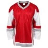 Stadium Adult Hockey Jersey - Red/White/Gray
