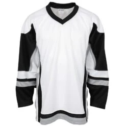 Hockey Specialty Store -Hockey Specialty Store firstar hockey jersey stadium wht blk gry jr inset5