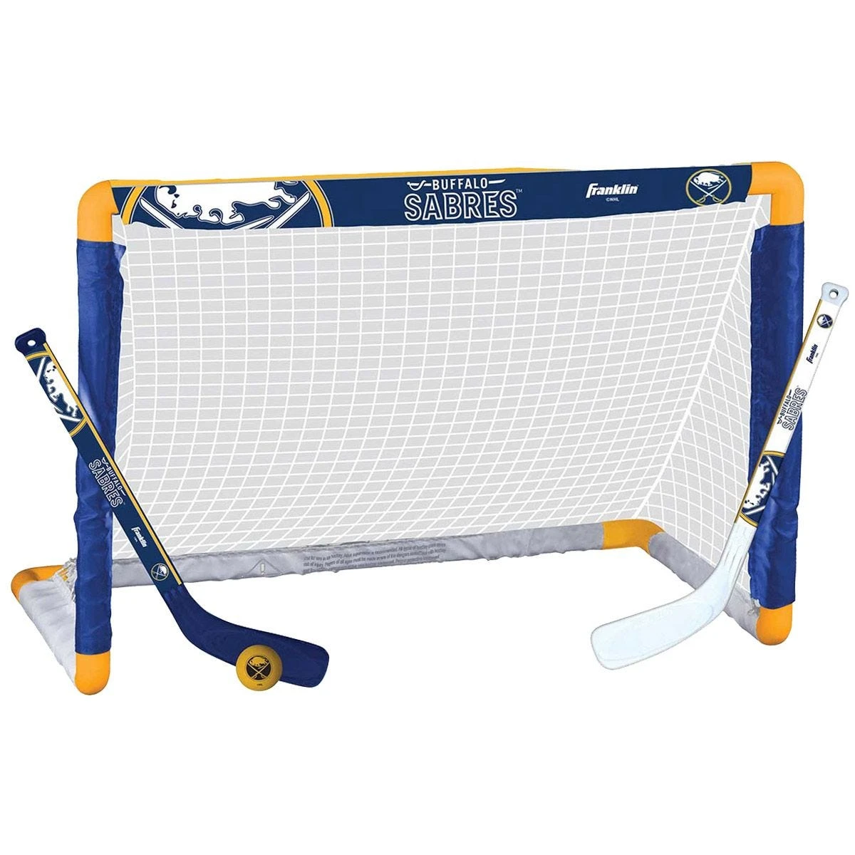 Buffalo Sabres Franklin NHL Mini Hockey Goal Set 4 Buffalo Sabres Franklin NHL Mini Hockey Goal Set - Image 2
