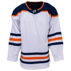 Edmonton Oilers MonkeySports Uncrested Junior Hockey Jersey -Hockey Specialty Store monkeysports hockey jersey uncrested edmonton oilers jr inset7
