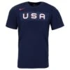 Nike USA Hockey Olympic Core Cotton Senior Short Sleeve Tee Shirt -Hockey Specialty Store nike hockey apparel usa olympic core cotton ss tee sr