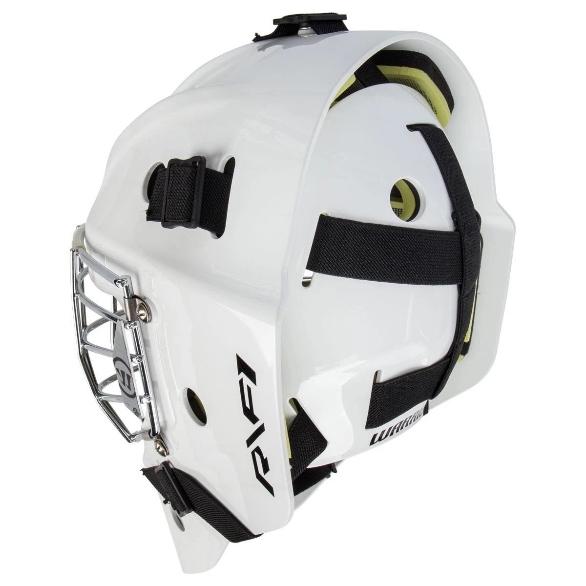 Warrior Ritual R/F1 Senior Certified Straight Bar Goalie Mask 6 Warrior Ritual R/F1 Senior Certified Straight Bar Goalie Mask - Image 4